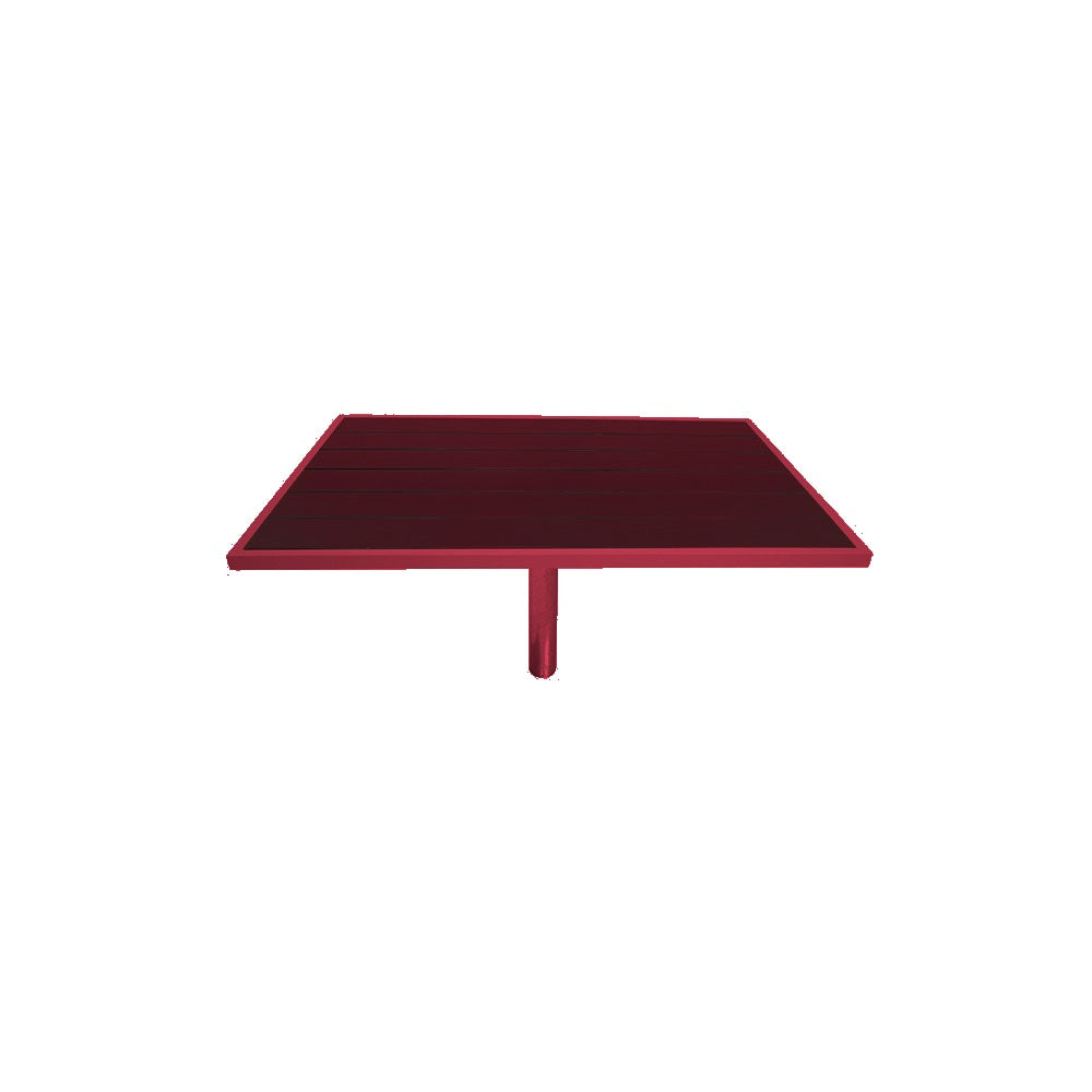 Urban Dining Table Series — Metal Powder Coat — S43 Fireweed — digitally rendered color preview