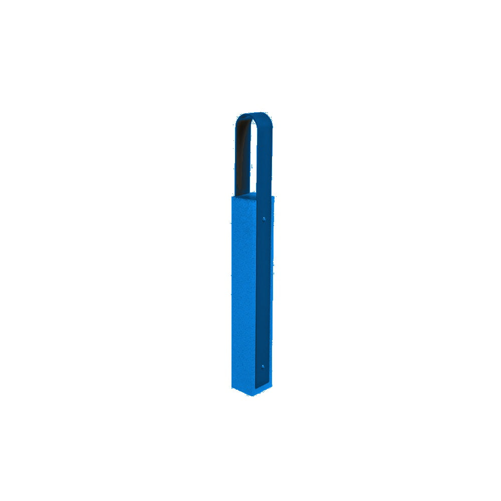 DF6520 Collaboration Vault Bike Bollard - Tall/Rounded — Metal Powder Coat — S7 Sky Blue — digitally rendered color preview