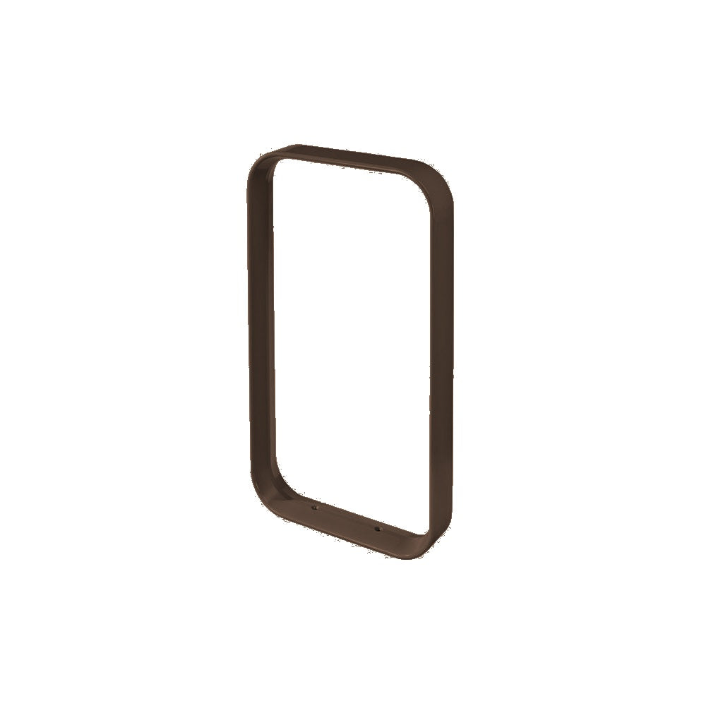 DF6575 Collaboration Loop Bike Rack — Metal Powder Coat — S45 Brown — digitally rendered color preview