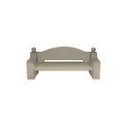 TF5067 Concrete Bench — Weatherstone — W20 White — digitally rendered color preview