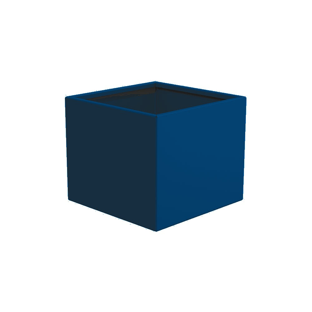WS506 Aluminum Square Planter — Metal Powder Coat — S7 Sky Blue — digitally rendered color preview