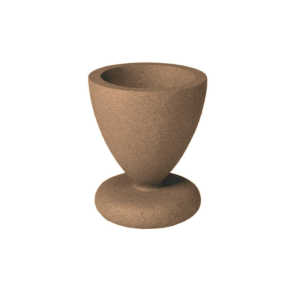 WS445 Round Concrete Planter — Acid Wash — A22 Sand — digitally rendered color preview