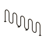 MF9010 Surface Mount 9 Loop Bike Rack — Metal Powder Coat — S44 Putty — digitally rendered color preview