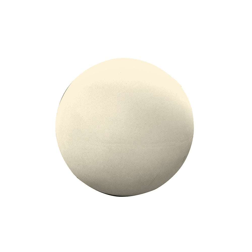 TF6101 Concrete Sphere Bollard — Acid Wash — A20 White — digitally rendered color preview