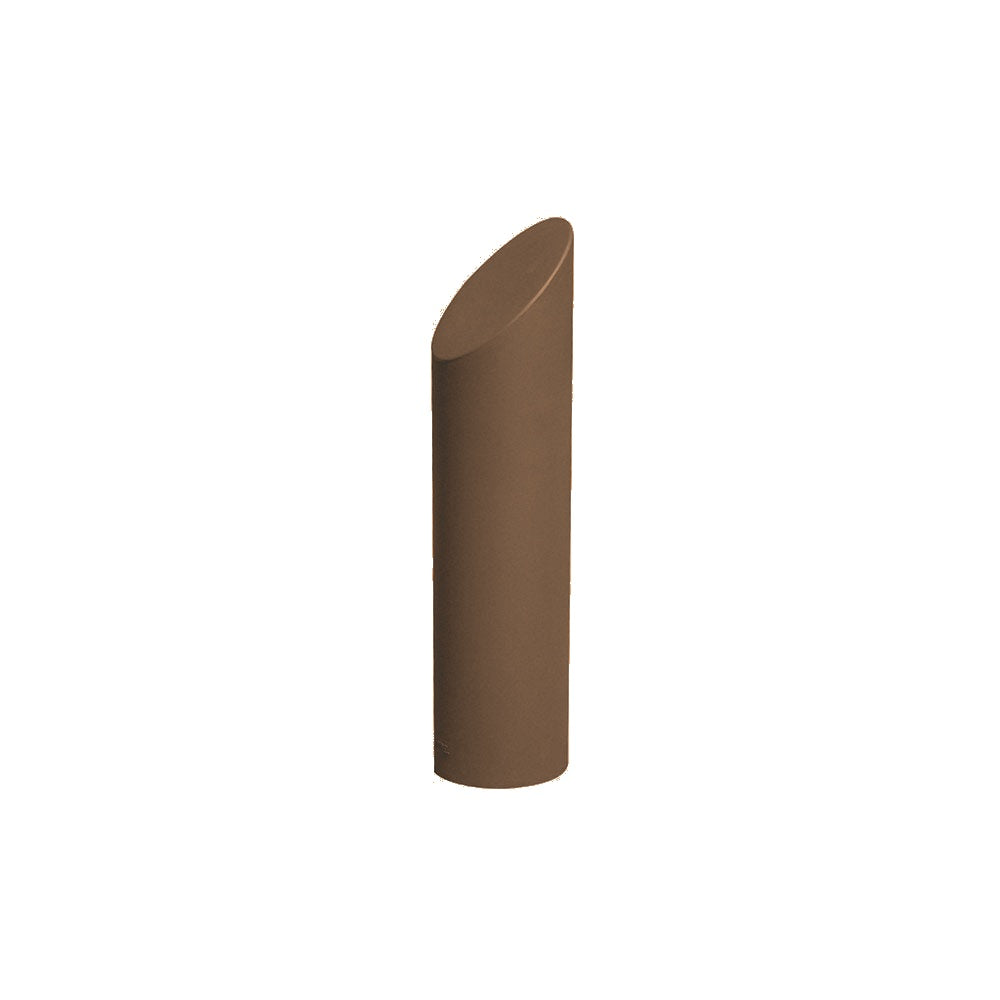 700401 Plastic Bollard Cover — Plastic — 4 Brown — digitally rendered color preview