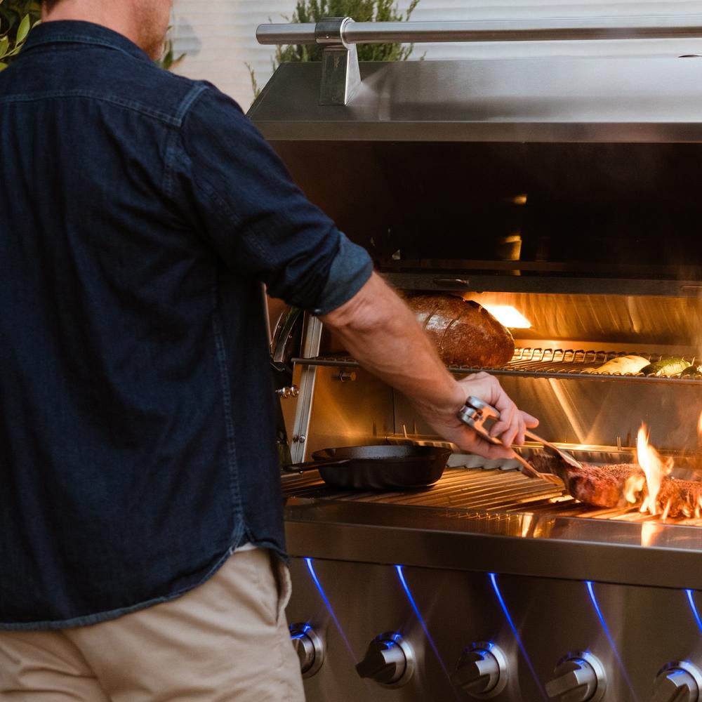 American Made Grills Encore 36-Inch Freestanding Hybrid Gas Grill Stainless