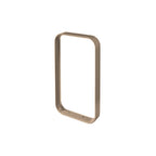 DF6575 Collaboration Loop Bike Rack — Metal Powder Coat — S44 Putty — digitally rendered color preview