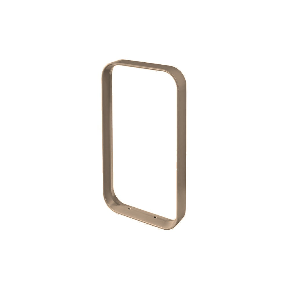 DF6575 Collaboration Loop Bike Rack — Metal Powder Coat — S44 Putty — digitally rendered color preview