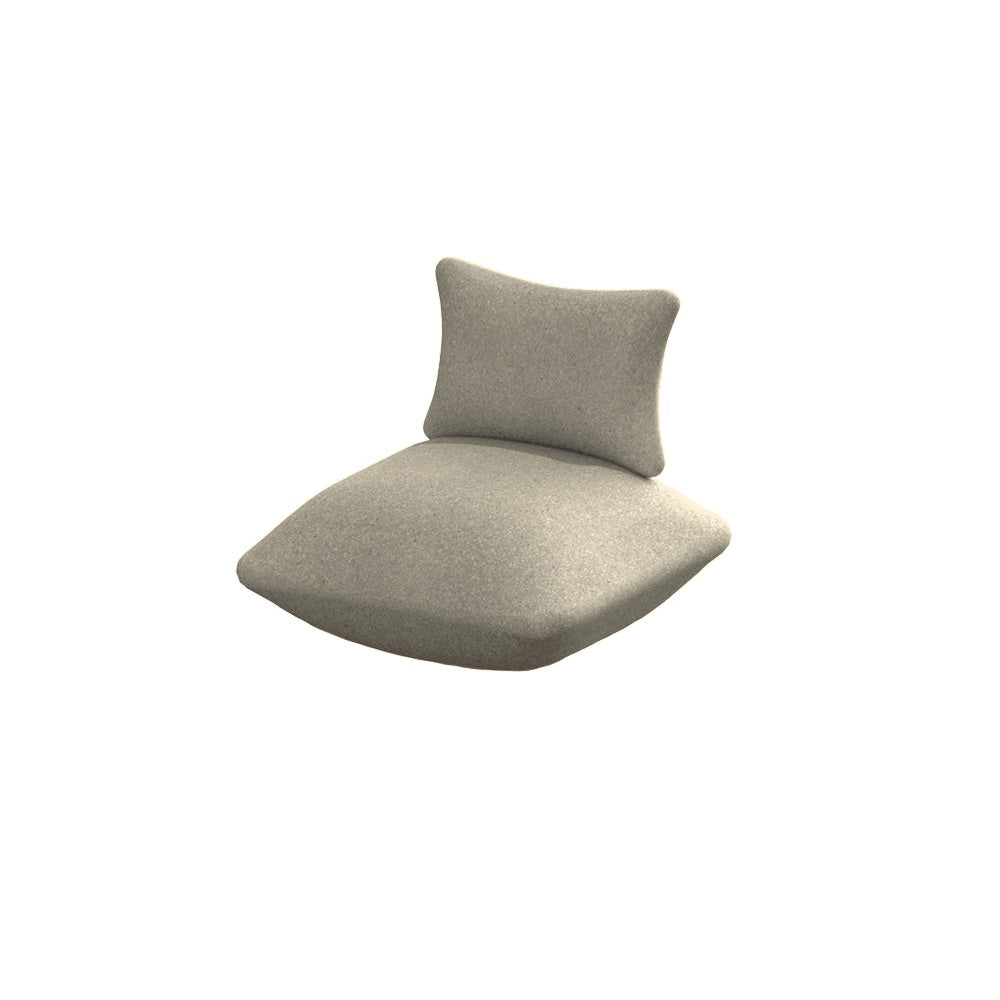 ZB.BP.04 Pillow Seat with Backrest — Acid Wash — A20 White — digitally rendered color preview