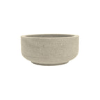 TF4130 Form Round Concrete Planter — Acid Wash — A20 White — digitally rendered color preview
