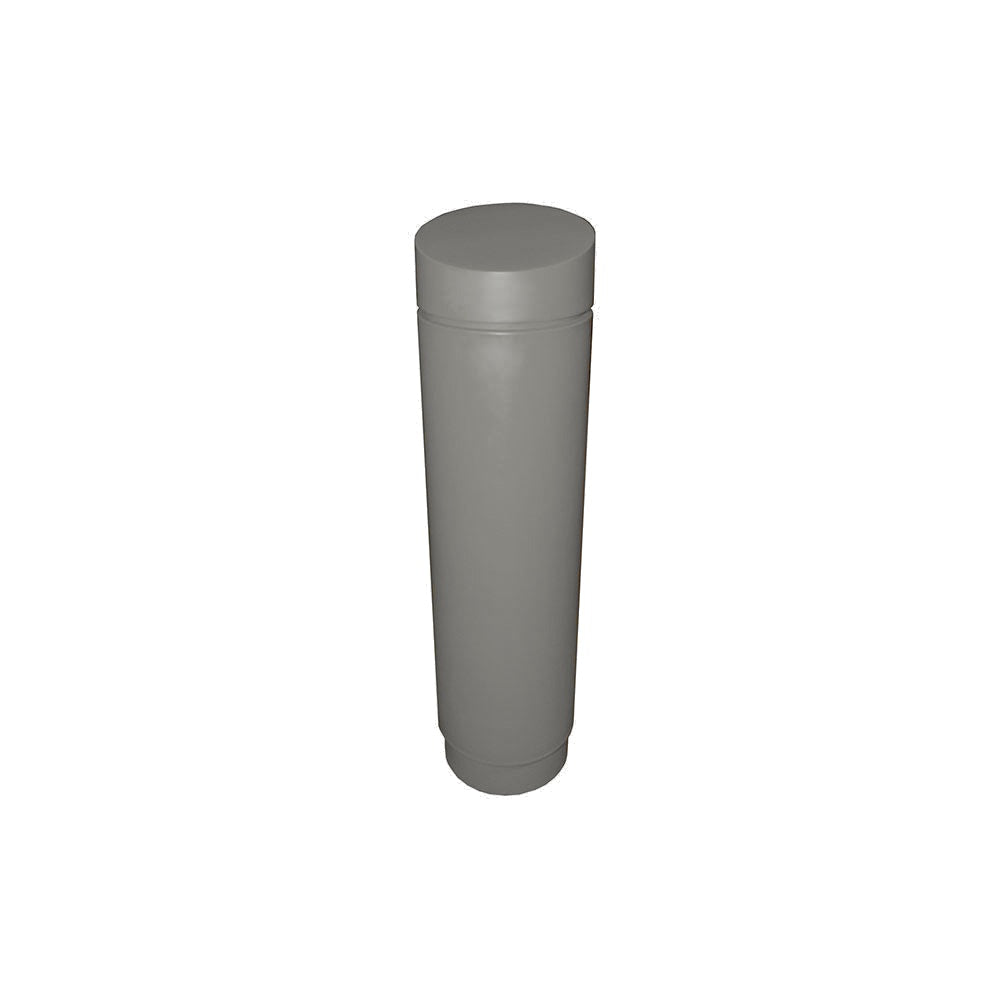 351054 Plastic Bollard Cover — Plastic — 139 White Granite — digitally rendered color preview