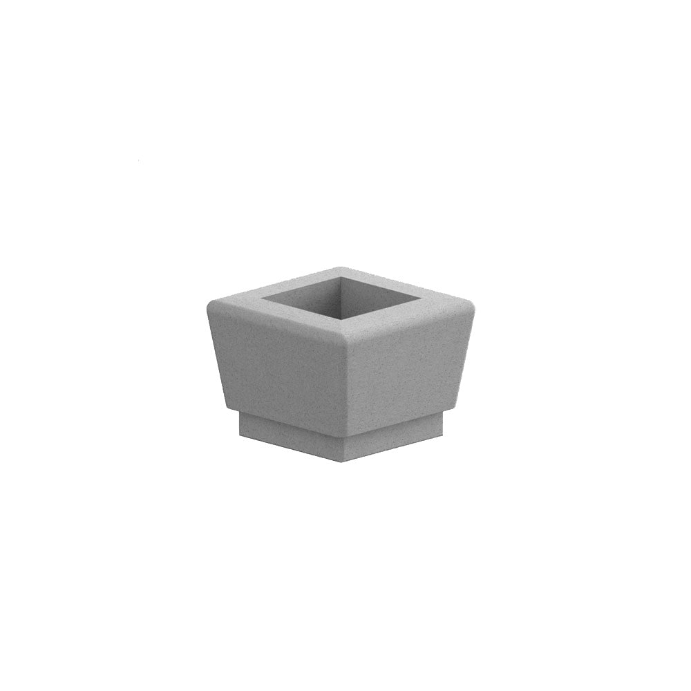 WS9126 Our Town Single Square Planter — Acid Wash — A31 Fog — digitally rendered color preview