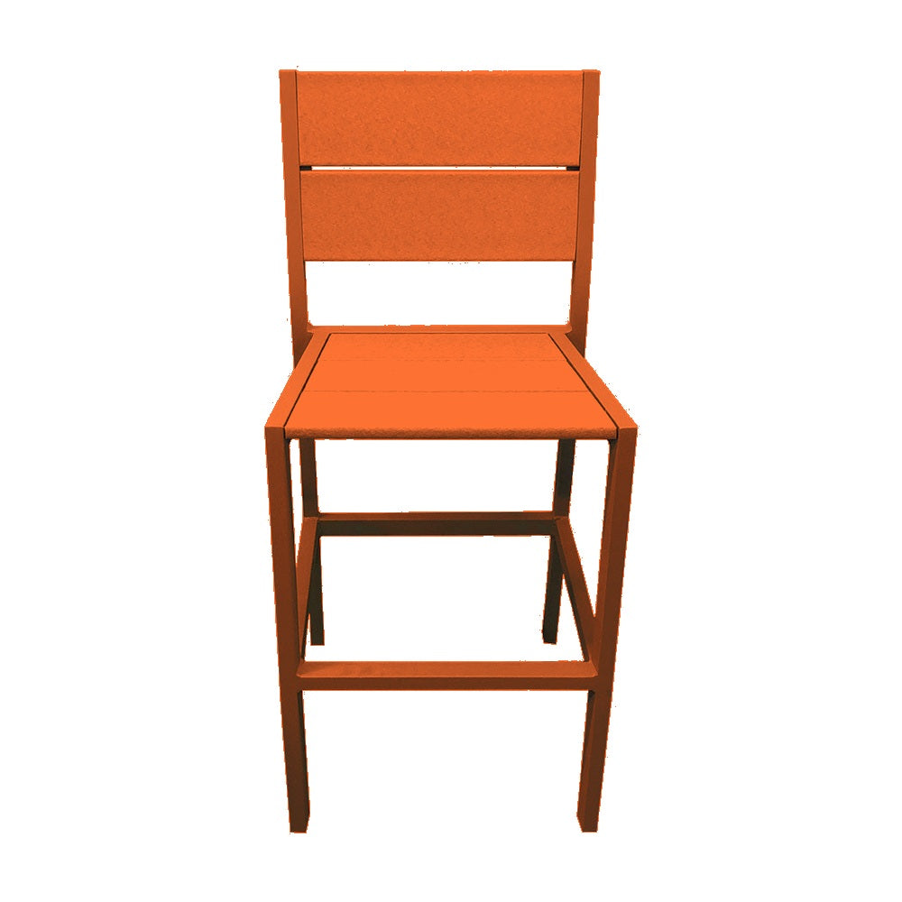 2316 Lorna HT Dining Chair — Metal Powder Coat — S3 Orange — digitally rendered color preview
