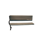 MF2015 Ergo Metal Bench Add-on — Metal Powder Coat — S44 Putty — digitally rendered color preview