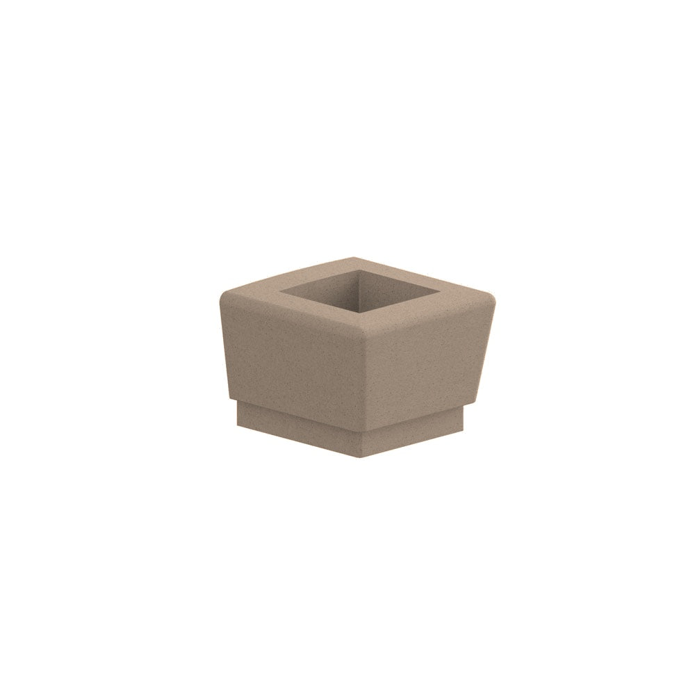WS9113 Our Town Square Planter End — Acid Wash — A21 Buff — digitally rendered color preview