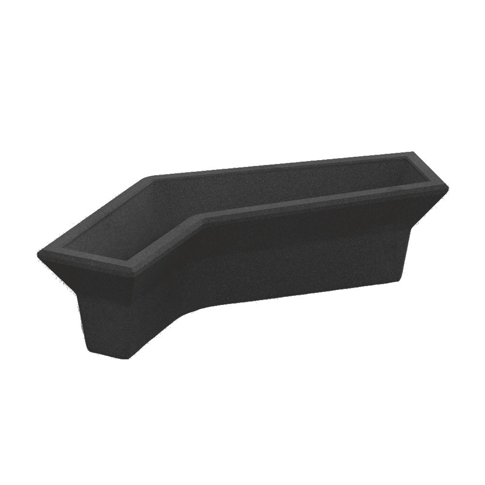 ZB.CO.02 Concrete Planter — Weatherstone — W38 Night — digitally rendered color preview