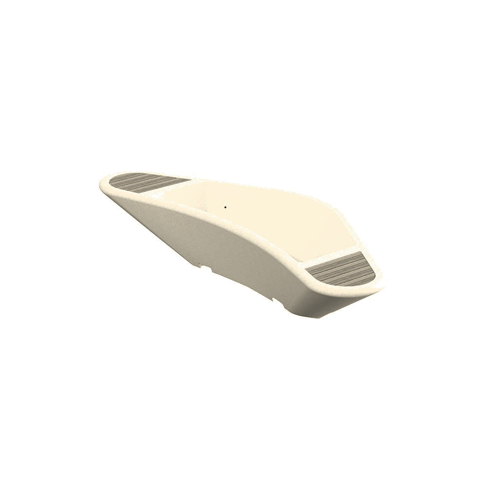 DF5335 Collaboration Boomerang Planter — Acid Wash — A20 White — digitally rendered color preview