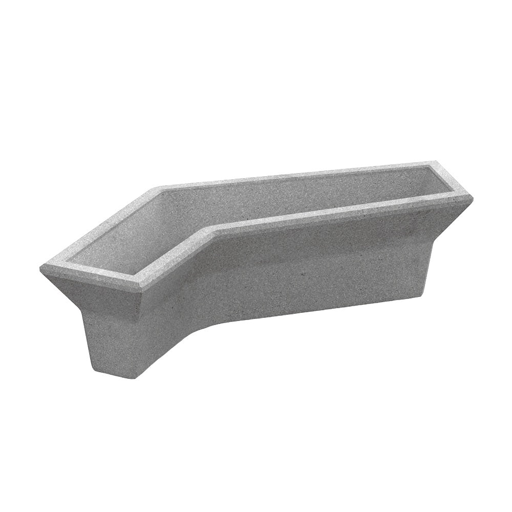 ZB.CO.02 Concrete Planter — Acid Wash — A30 Star — digitally rendered color preview
