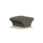 ZB.BD.02 Buda Small Concrete Bench — Acid Wash — A20 White — digitally rendered color preview