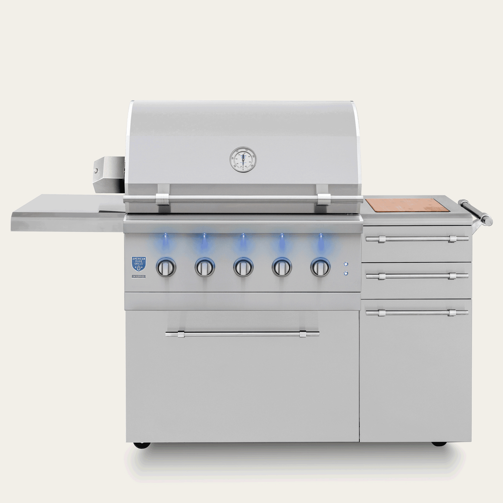 Freestanding Encore - 36" Hybrid Grill