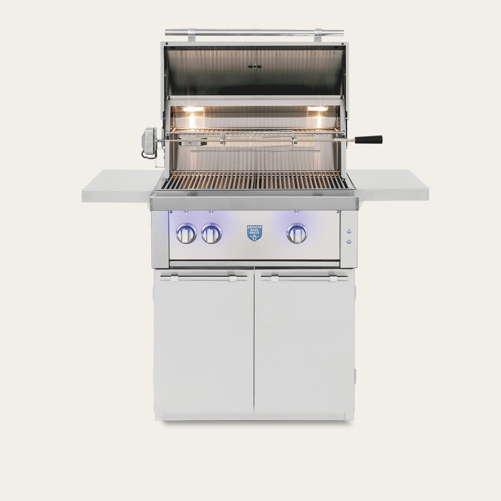 American Made Grills Estate Freedom 30 Inch Freestanding Gas Grill Stainless