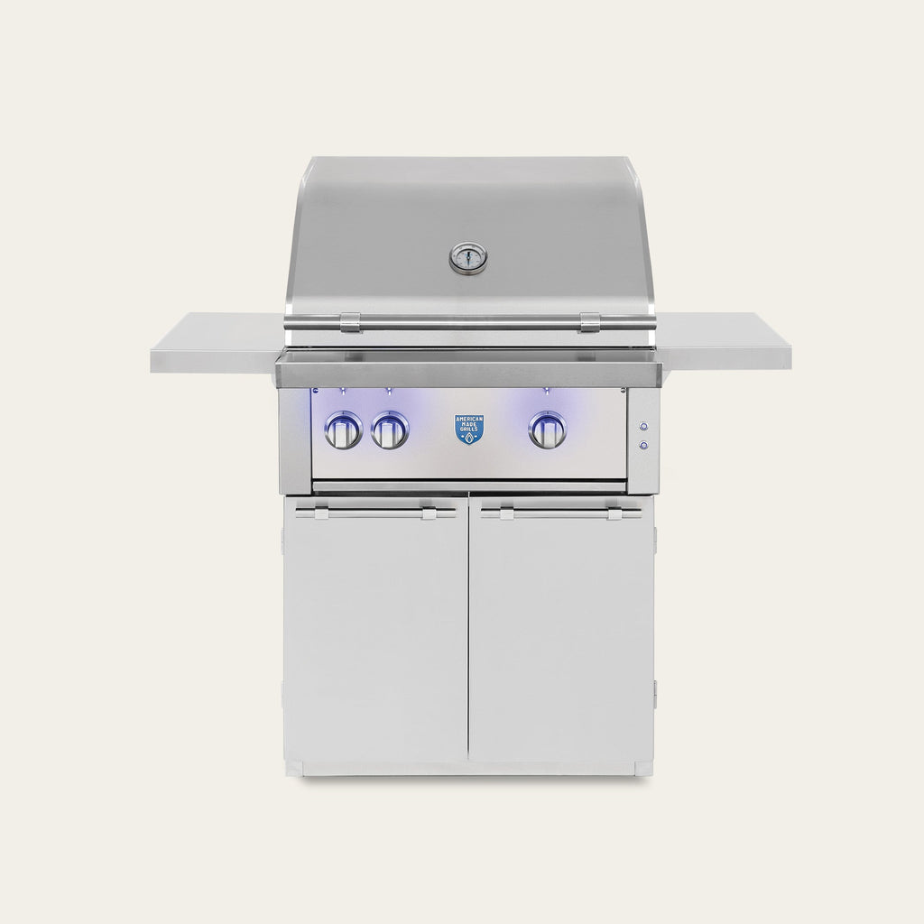 American Made Grills Estate Freedom 30 Inch Freestanding Gas Grill Stainless