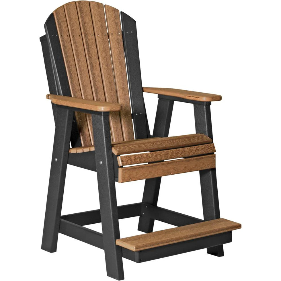 LuxCraft Adirondack Balcony Chair 34 x 30 x 49 in