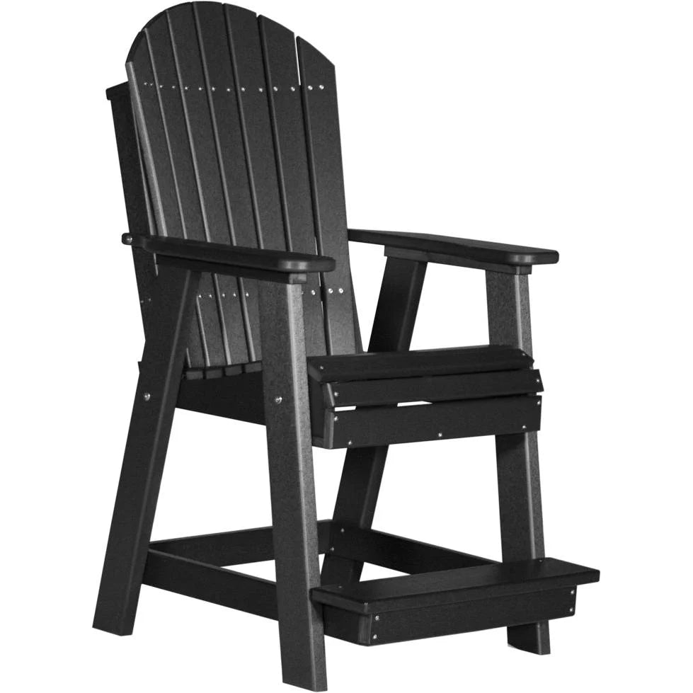 LuxCraft Adirondack Balcony Chair 34 x 30 x 49 in