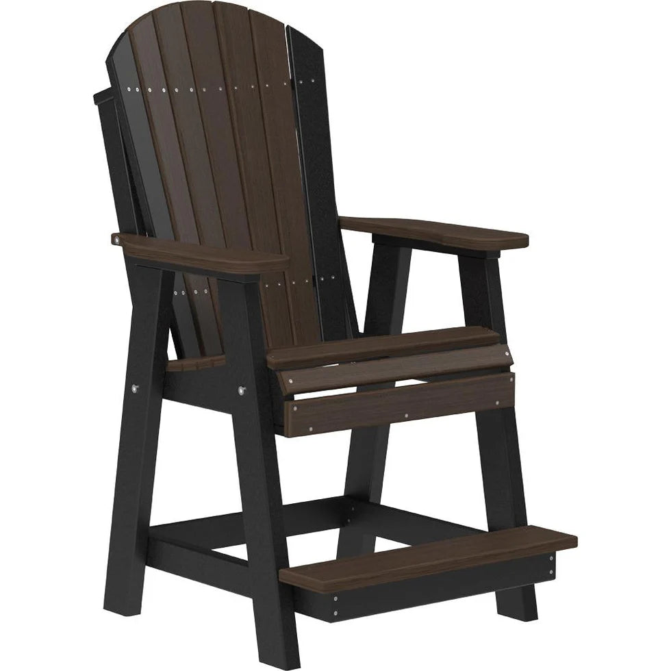 LuxCraft Adirondack Balcony Chair 34 x 30 x 49 in
