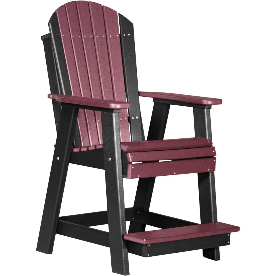 LuxCraft Adirondack Balcony Chair 34 x 30 x 49 in