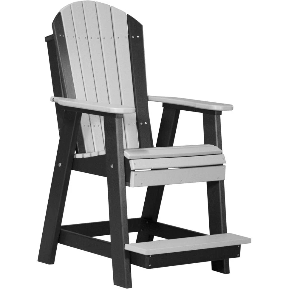LuxCraft Adirondack Balcony Chair 34 x 30 x 49 in