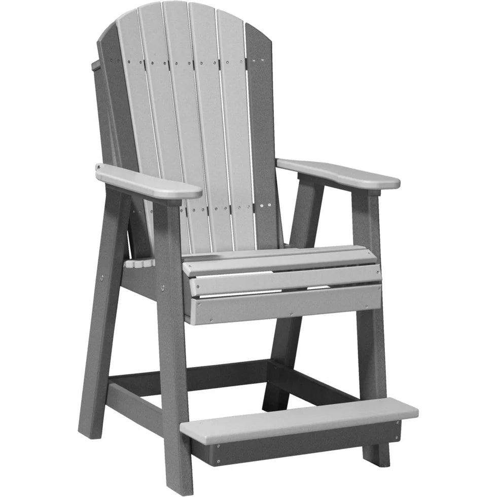 LuxCraft Adirondack Balcony Chair 34 x 30 x 49 in