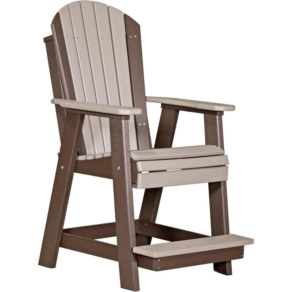LuxCraft Adirondack Balcony Chair 34 x 30 x 49 in