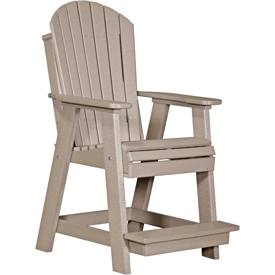 LuxCraft Adirondack Balcony Chair 34 x 30 x 49 in