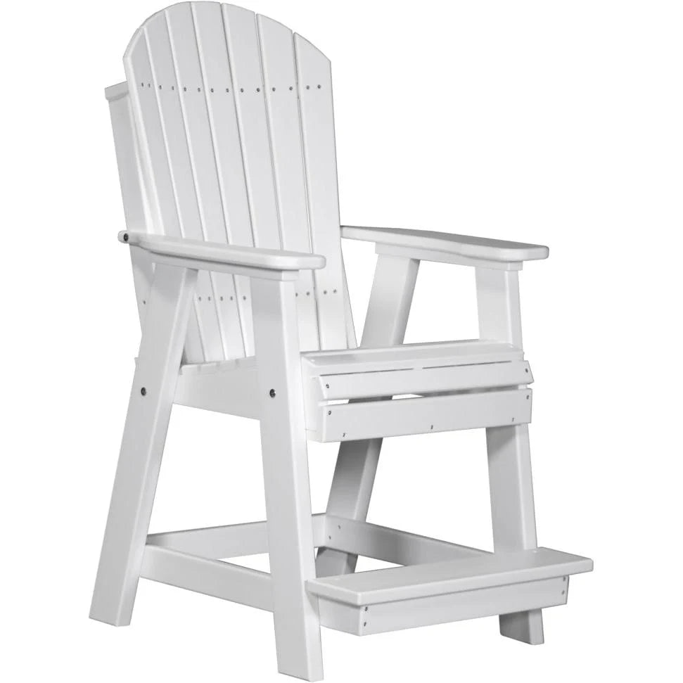 LuxCraft Adirondack Balcony Chair 34 x 30 x 49 in