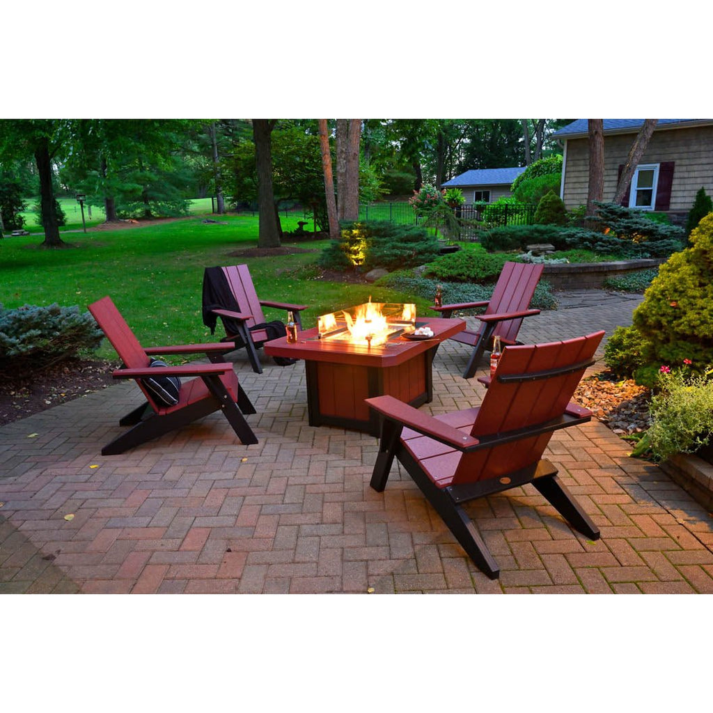 LuxCraft Lumin 51-Inch Rectangular Fire Pit Table