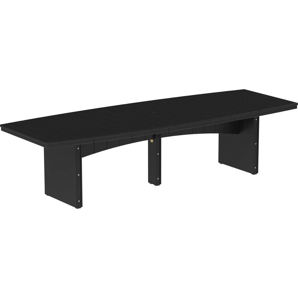 LuxCraft Urban 48-Inch x 120-Inch Oval Poly Dining Table