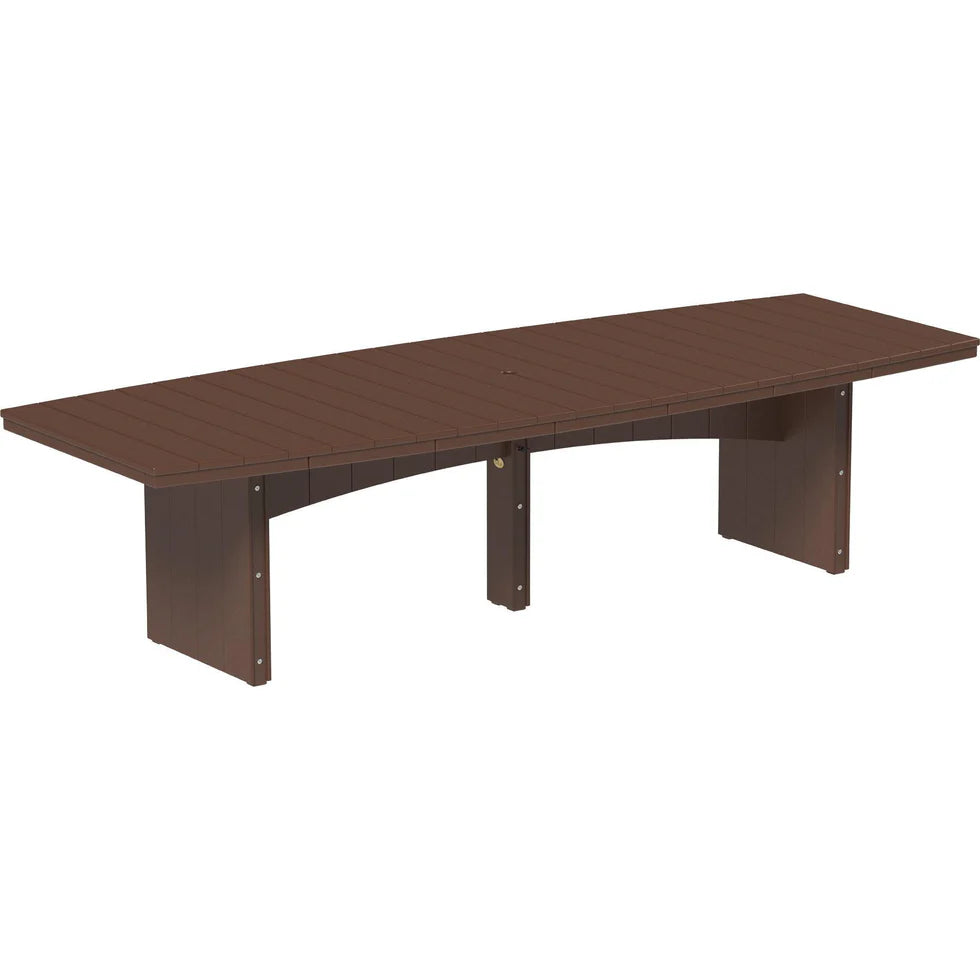 LuxCraft Urban 48-Inch x 120-Inch Oval Poly Dining Table