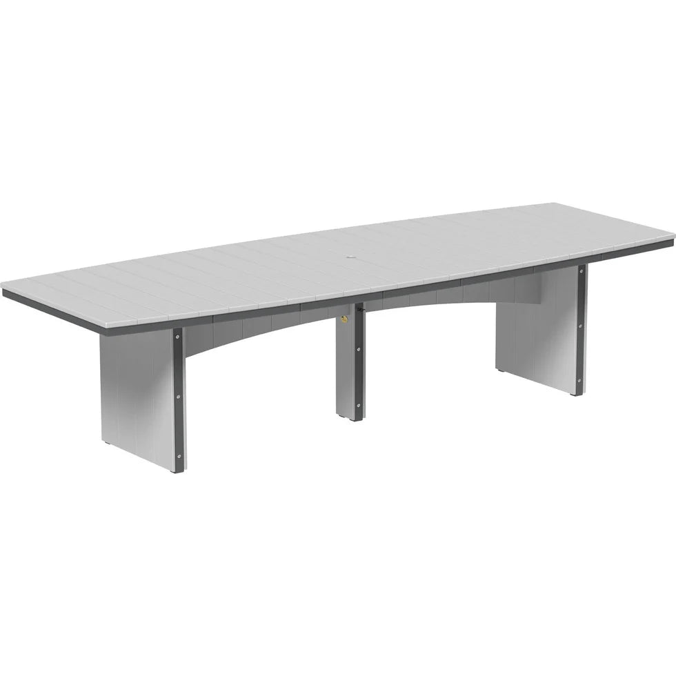 LuxCraft Urban 48-Inch x 120-Inch Oval Poly Dining Table