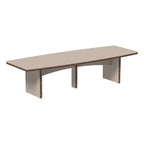 LuxCraft Urban 48-Inch x 120-Inch Oval Poly Dining Table