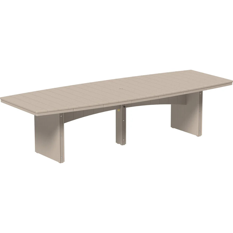 LuxCraft Urban 48-Inch x 120-Inch Oval Poly Dining Table