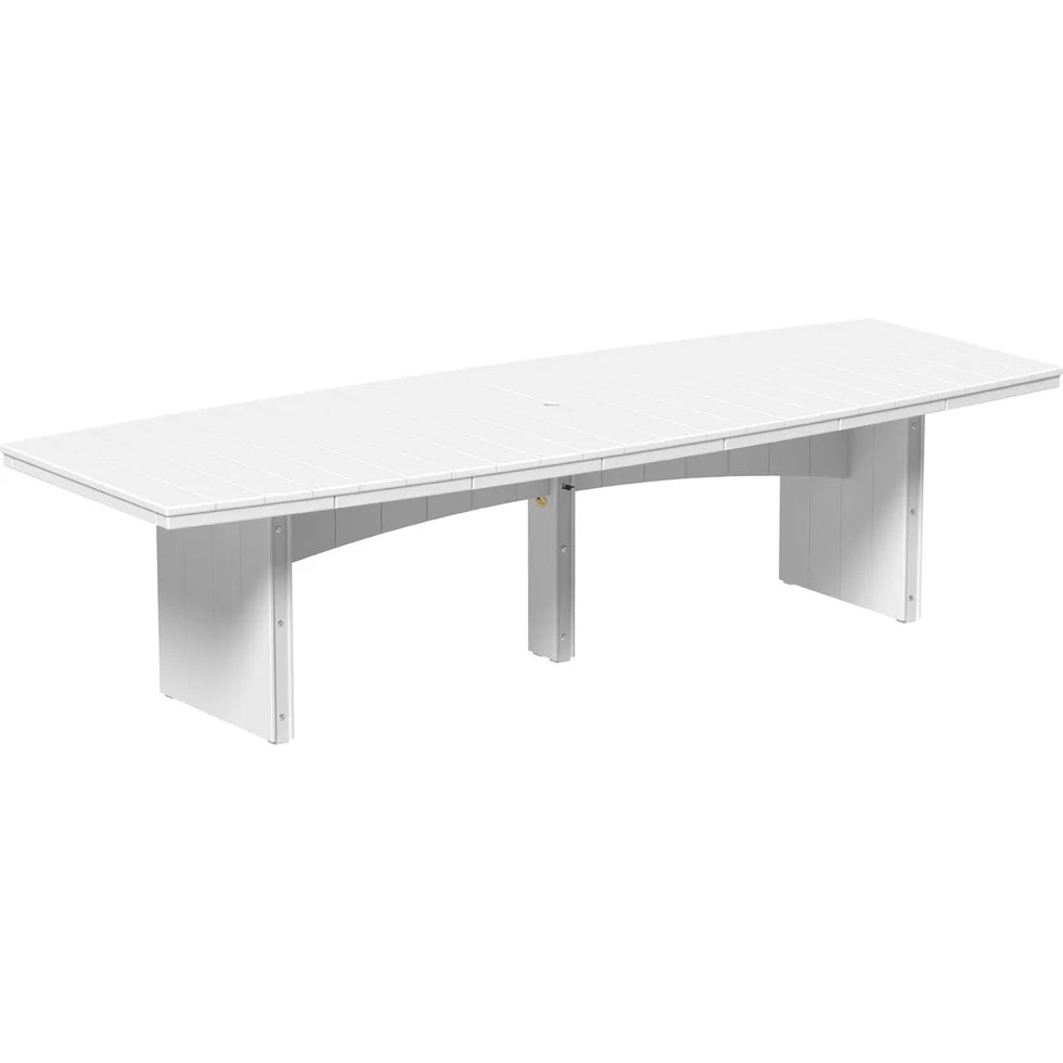 LuxCraft Urban 48-Inch x 120-Inch Oval Poly Dining Table