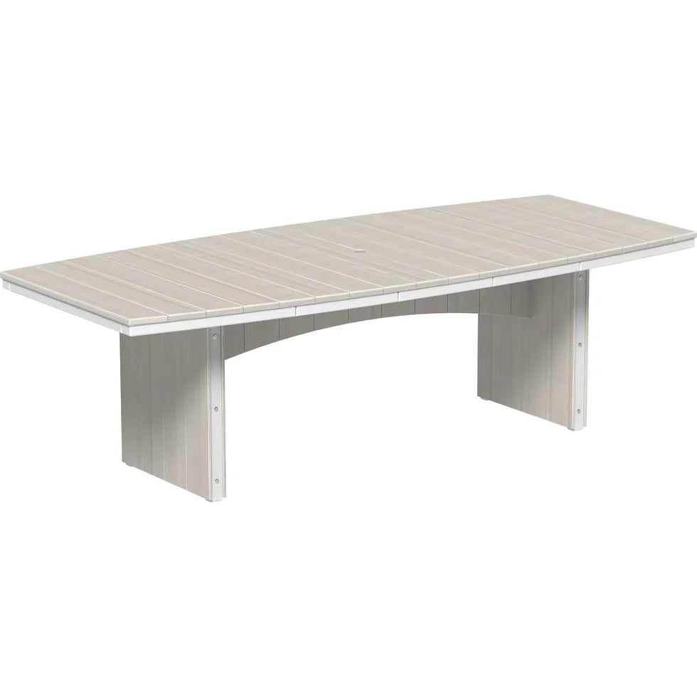 LuxCraft Urban 48-Inch x 96-Inch Oval Poly Dining Table