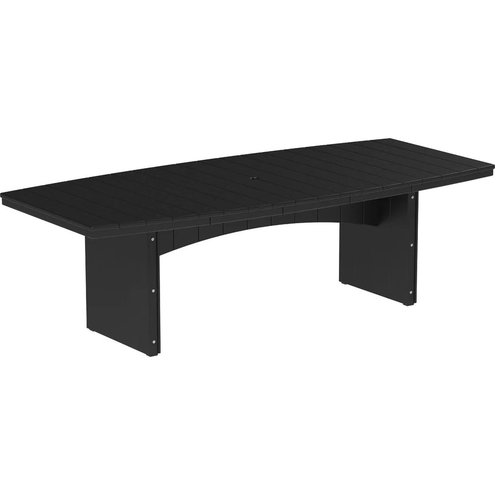 LuxCraft Urban 48-Inch x 96-Inch Oval Poly Dining Table