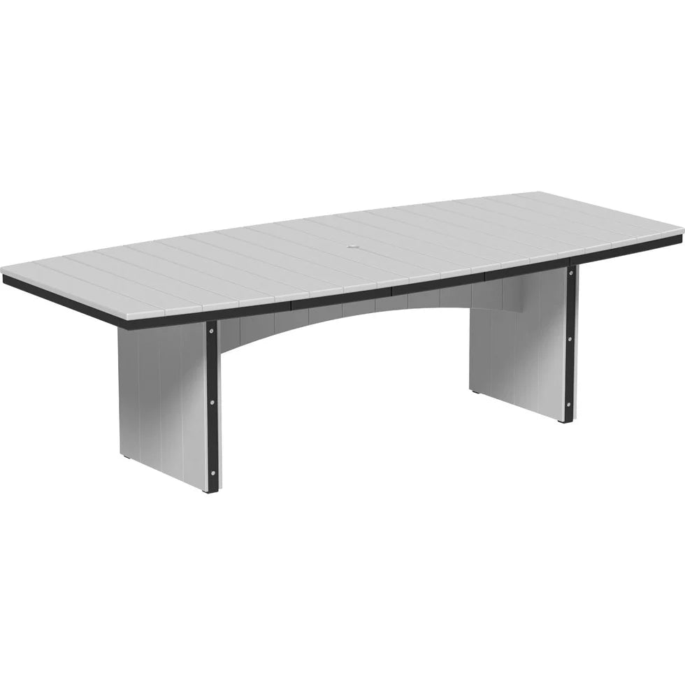 LuxCraft Urban 48-Inch x 96-Inch Oval Poly Dining Table