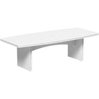 LuxCraft Urban 48-Inch x 96-Inch Oval Poly Dining Table