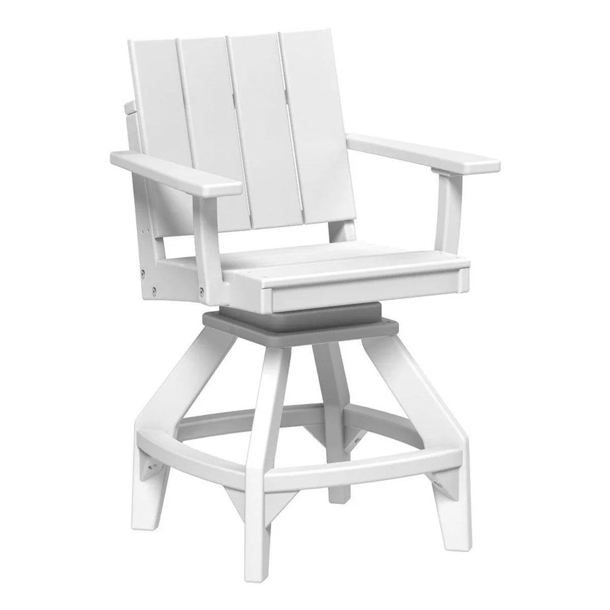LuxCraft Urban Swivel Counter Height Side Chair