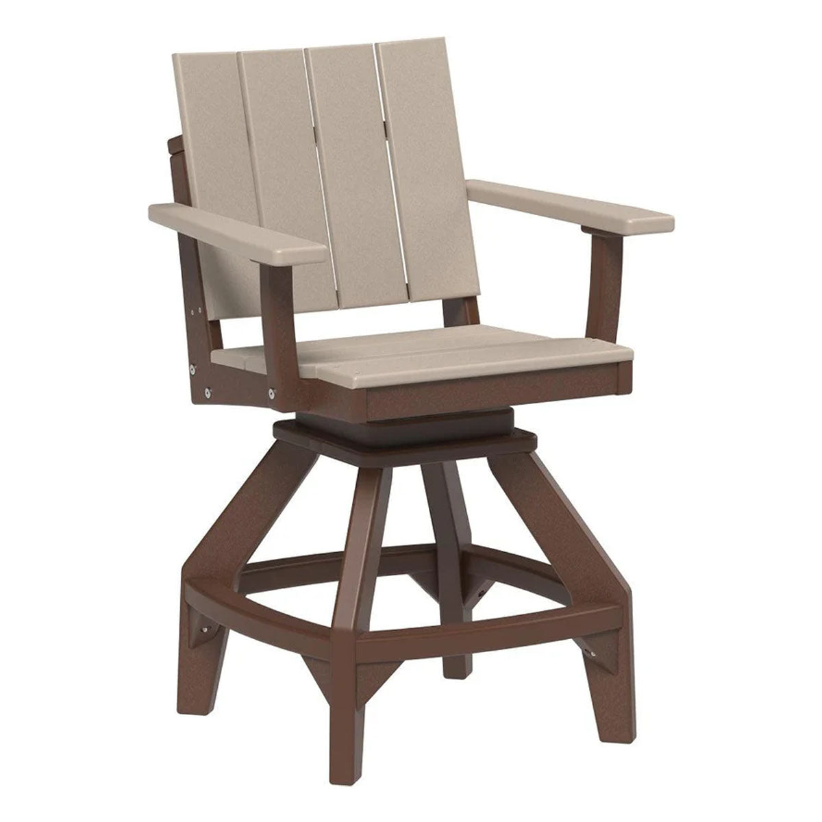 LuxCraft Urban Swivel Counter Height Side Chair