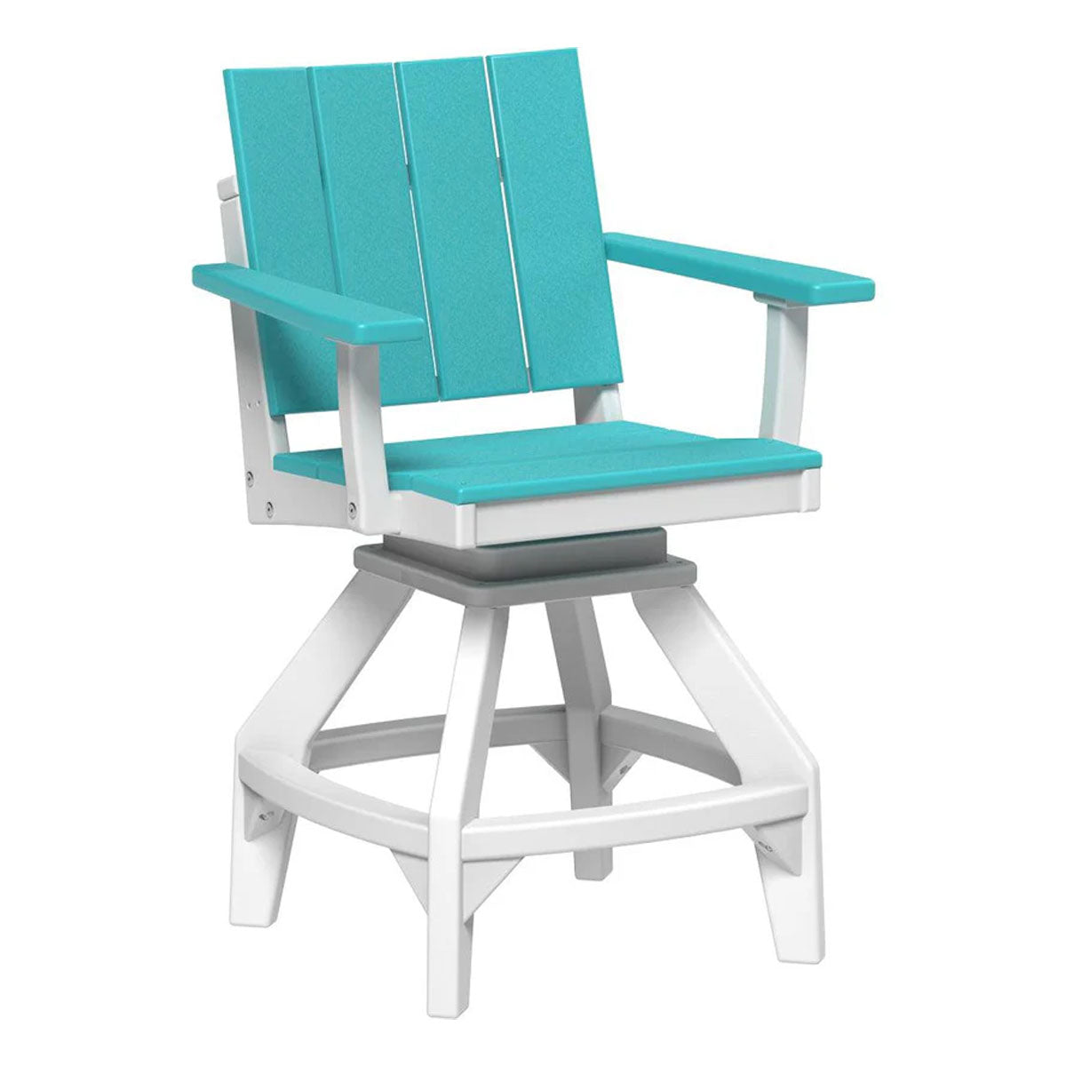 LuxCraft Urban Swivel Counter Height Side Chair