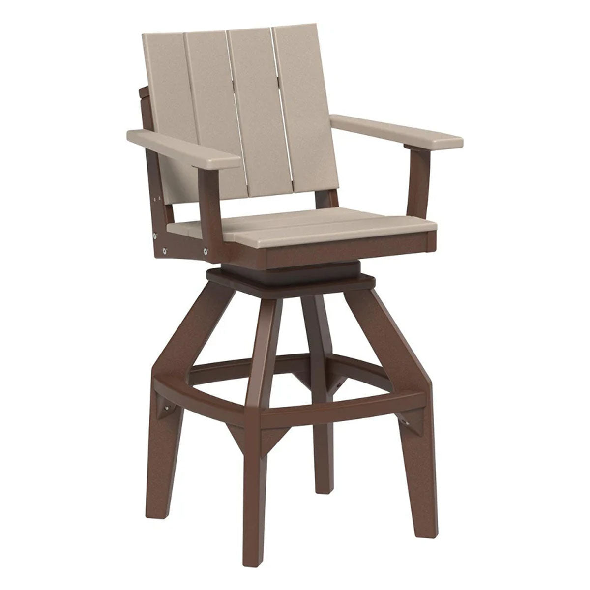 LuxCraft Urban Swivel Bar Height Side Chair
